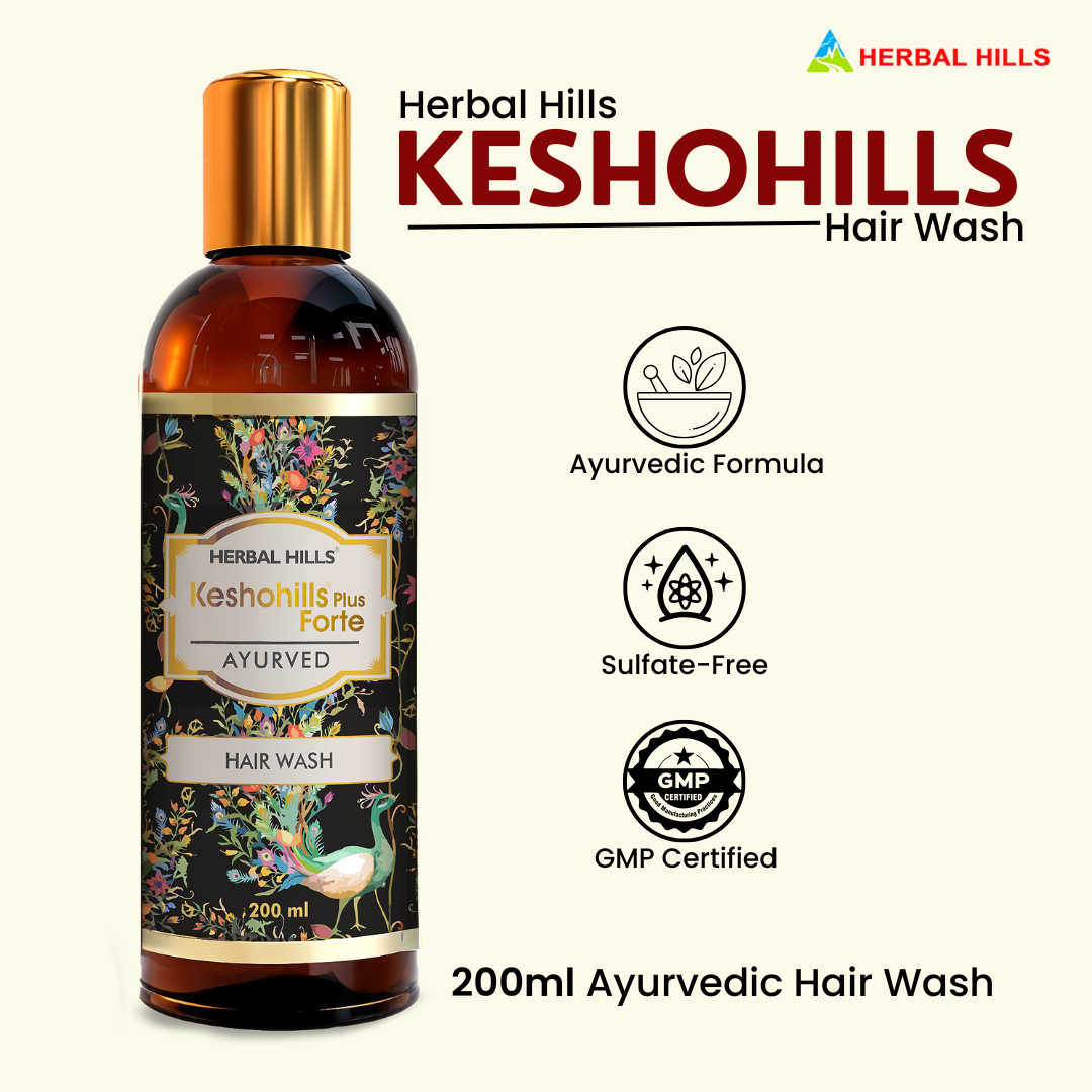 KeshoHills Forte Plus Hair Wash Repairing Shampoo Restoring Conditioner Smoothening and Repairing for Damaged and Weak Hair 200ml