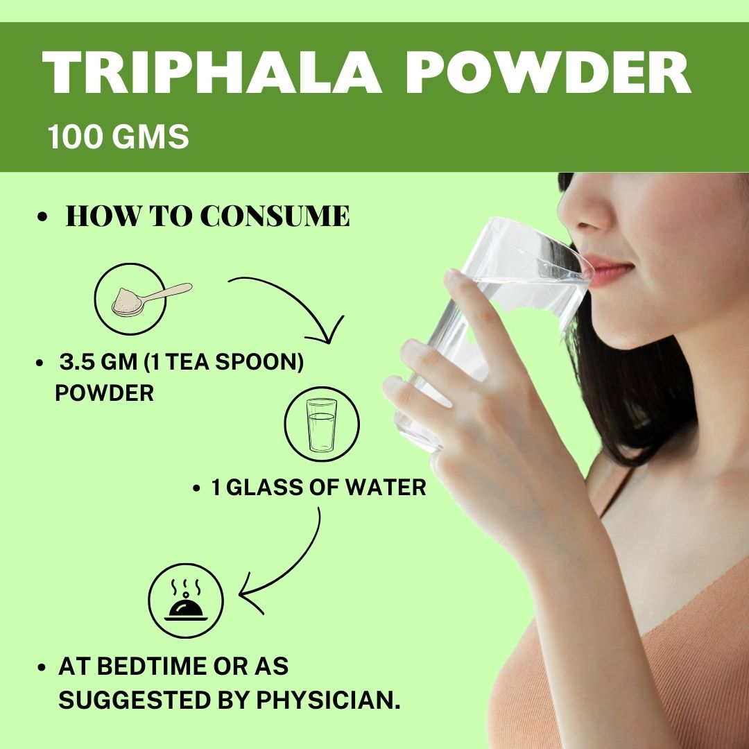 Triphala Powder for Healthy Digestion and Overall Wellness