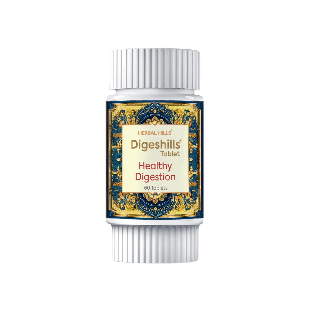 Digeshills Tablet, Ayurvedic Digestive Care, Relieves Gas, Bloating & Supports Healthy Digestion