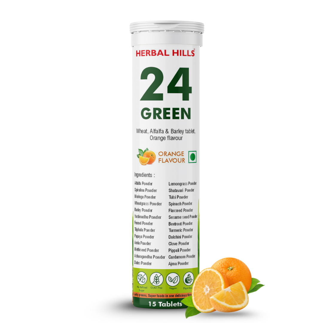 24 Green Tablets – Ayurvedic Daily Dose of Energy