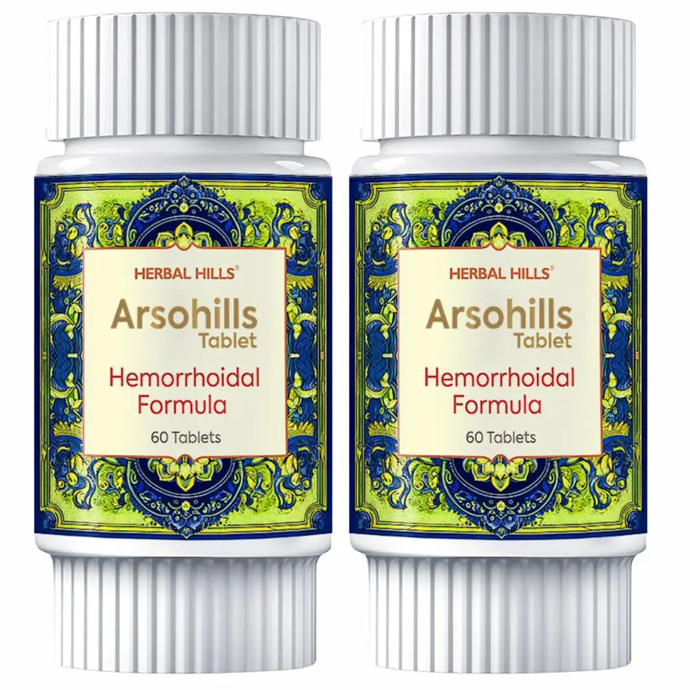 Arsohills Tablet Ayurvedic piles care, Herbal remedy for Constipation and Bavasir, Ayurvedic solution for hemorrhoids