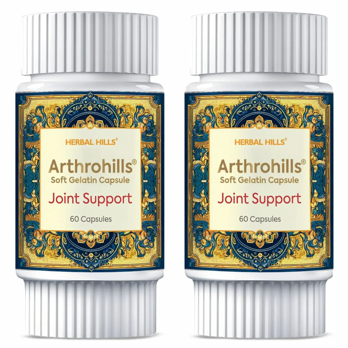 Arthrohills Capsules, Ayurvedic Joint care, Relieves Joint Pain & Muscle Pain, Natural Supplement for Overall Joint Health - 60 & 900 Capsules