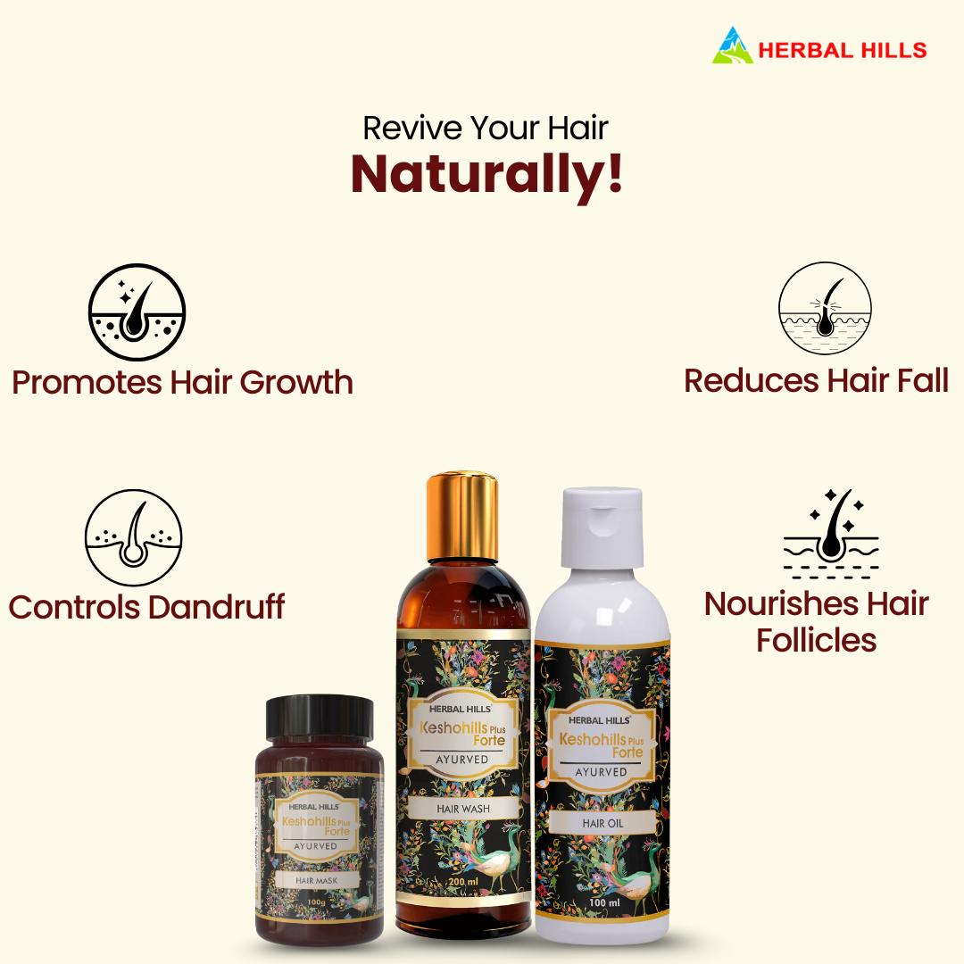 KeshoHills Forte Ayurvedic Hair Care Programme