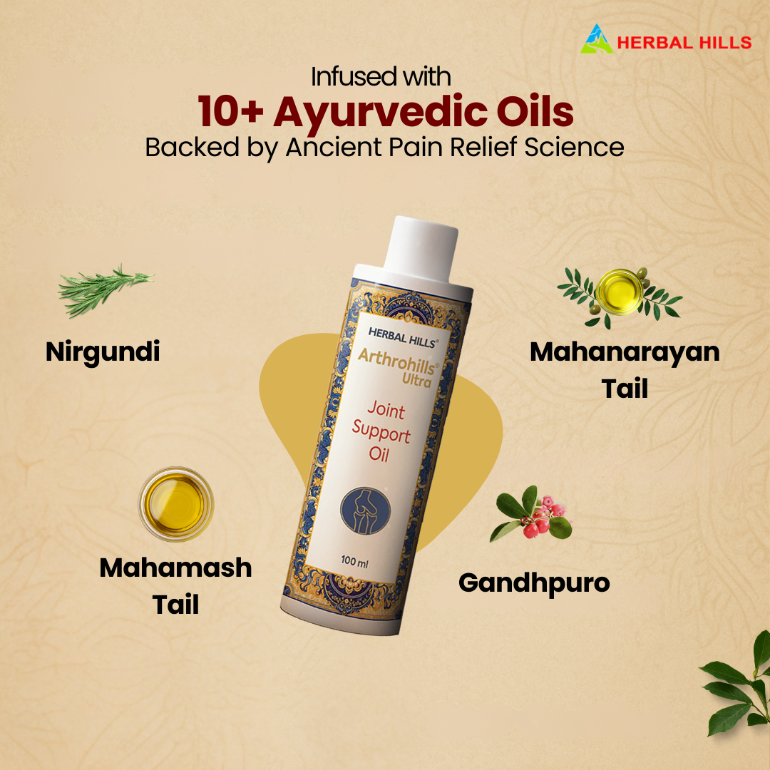 Arthrohills Ultra Oil, Triple Action Relief for Joint pain, Muscle pain, and Inflammation