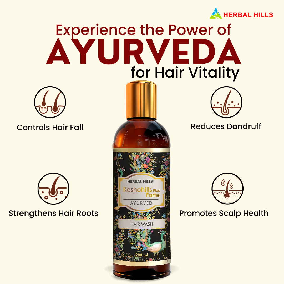 KeshoHills Forte Plus Hair Wash Repairing Shampoo Restoring Conditioner Smoothening and Repairing for Damaged and Weak Hair 200ml