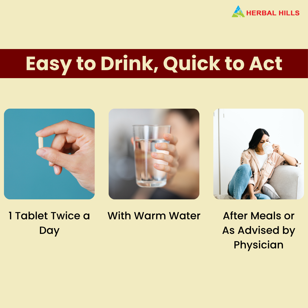 Digeshills Tablet, Ayurvedic Digestive Care, Relieves Gas, Bloating & Supports Healthy Digestion