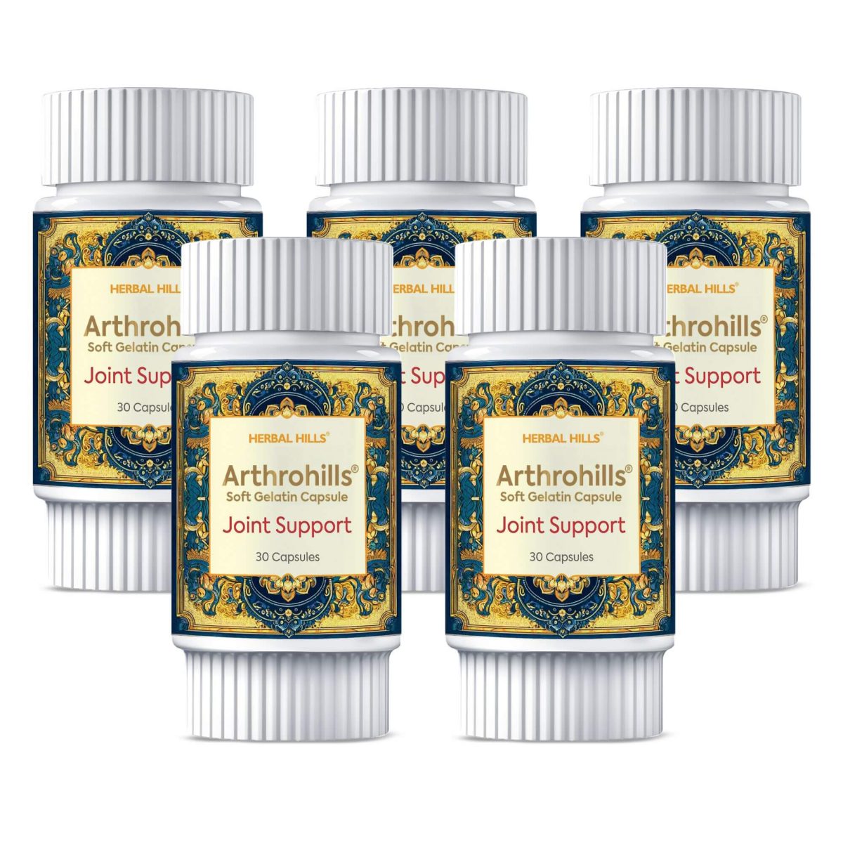 Arthrohills Capsules, Ayurvedic Joint care, Relieves Joint Pain & Muscle Pain, Natural Supplement for Overall Joint Health - 30 Capsules