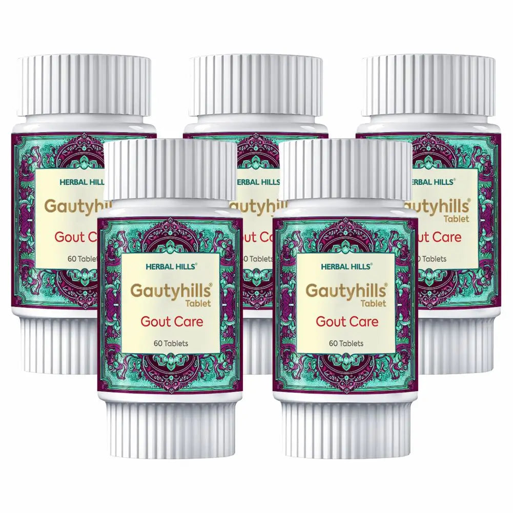 Gautyhills Tablet Natural Supplement for Gaut Care, Pain Relief, Uric Acid Support
