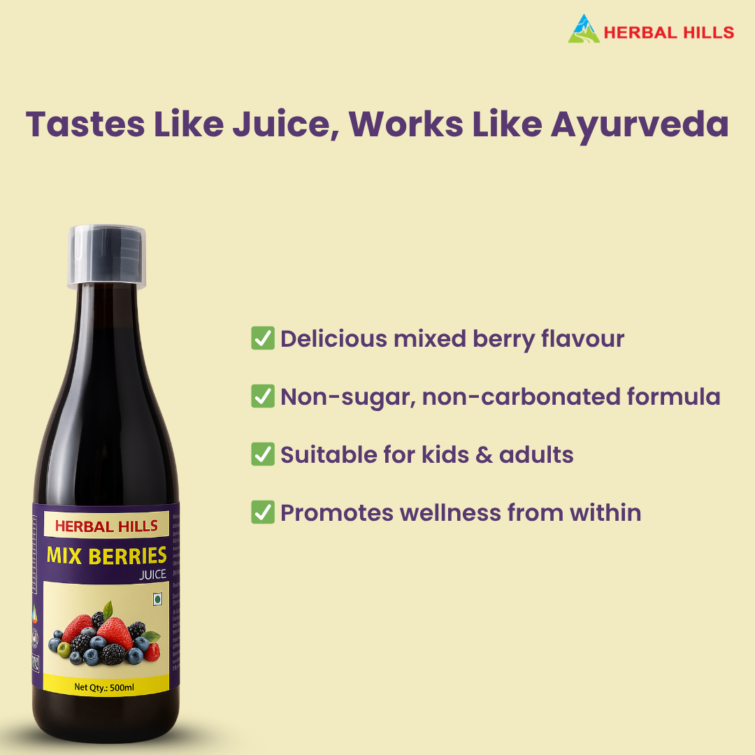 Mix Berry Juice berry Immunity Booster and Antioxidant, Maintains Healthy Heart and Brain Function