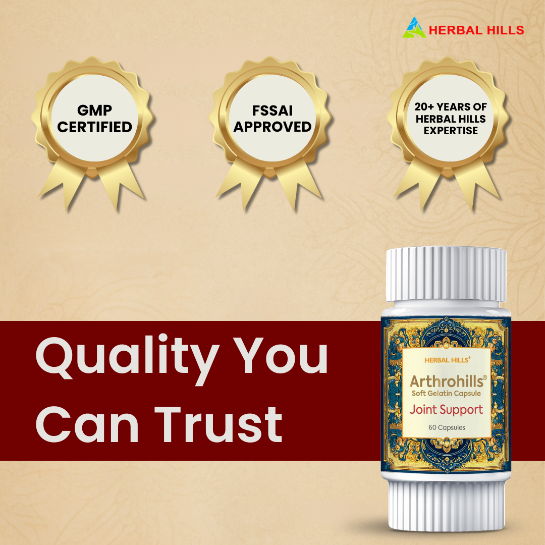 Arthrohills Capsules, Ayurvedic Joint care, Relieves Joint Pain & Muscle Pain, Natural Supplement for Overall Joint Health - 30 Capsules