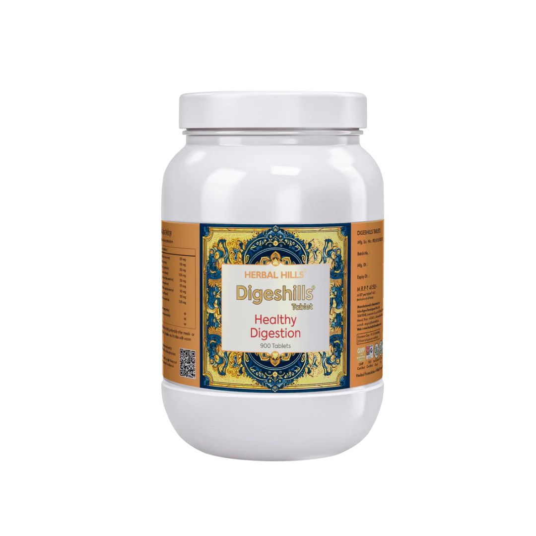 Digeshills Tablet, Ayurvedic Digestive Care, Relieves Gas, Bloating & Supports Healthy Digestion
