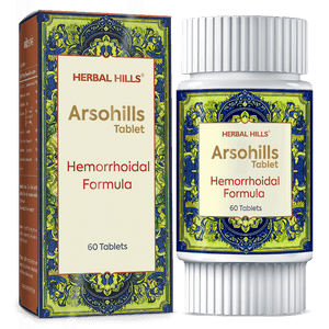 Arsohills Tablet Piles Care Fast Relief from Digestion & Constipation Bavasir Hemorrhoid