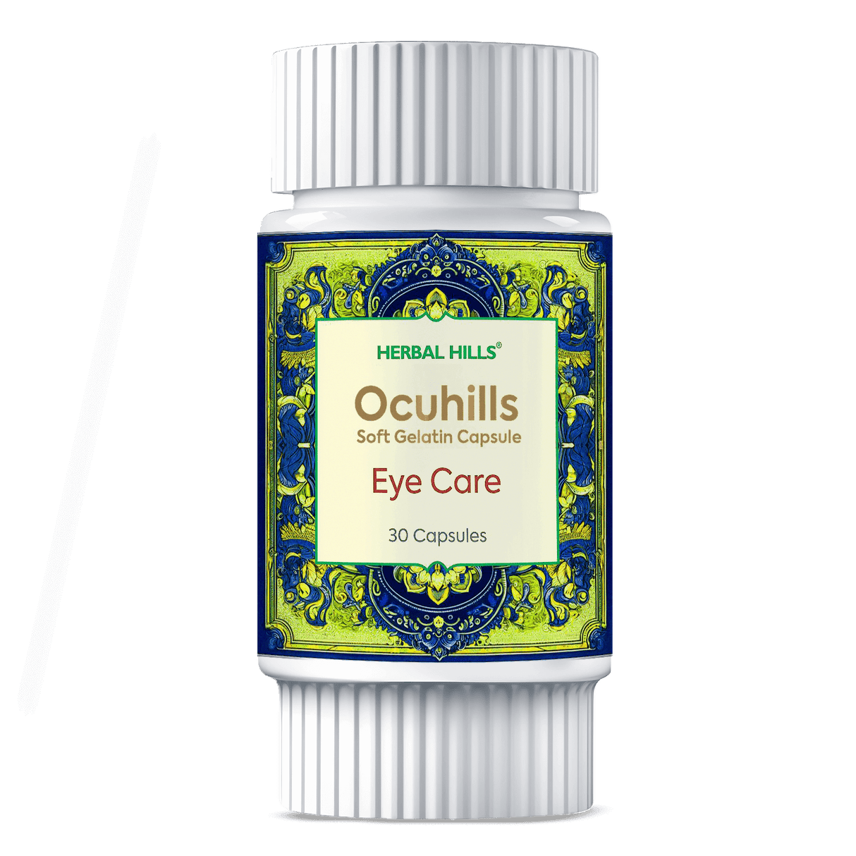 Ocuhills Capsule, Ayurvedic eye care capsules, Natural eye strain, dry eye relief, Visual clarity supplement