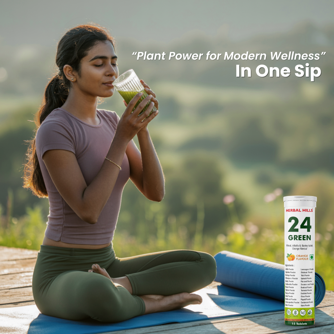 24 Green Tablets – Ayurvedic Daily Dose of Energy