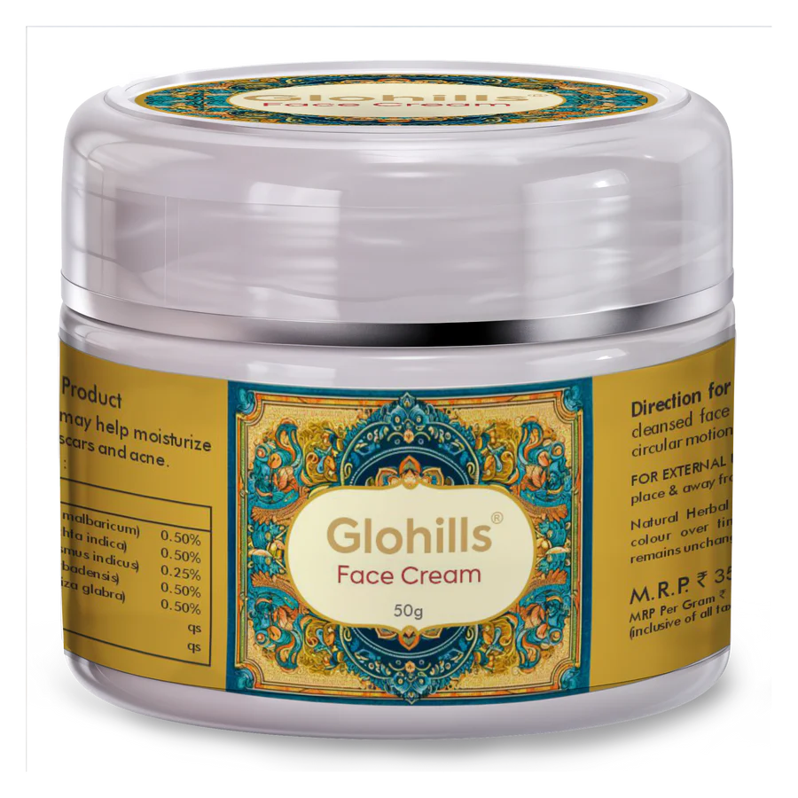 Herbal Hills Glohills Face Cream – Daily Skin Moisturizer