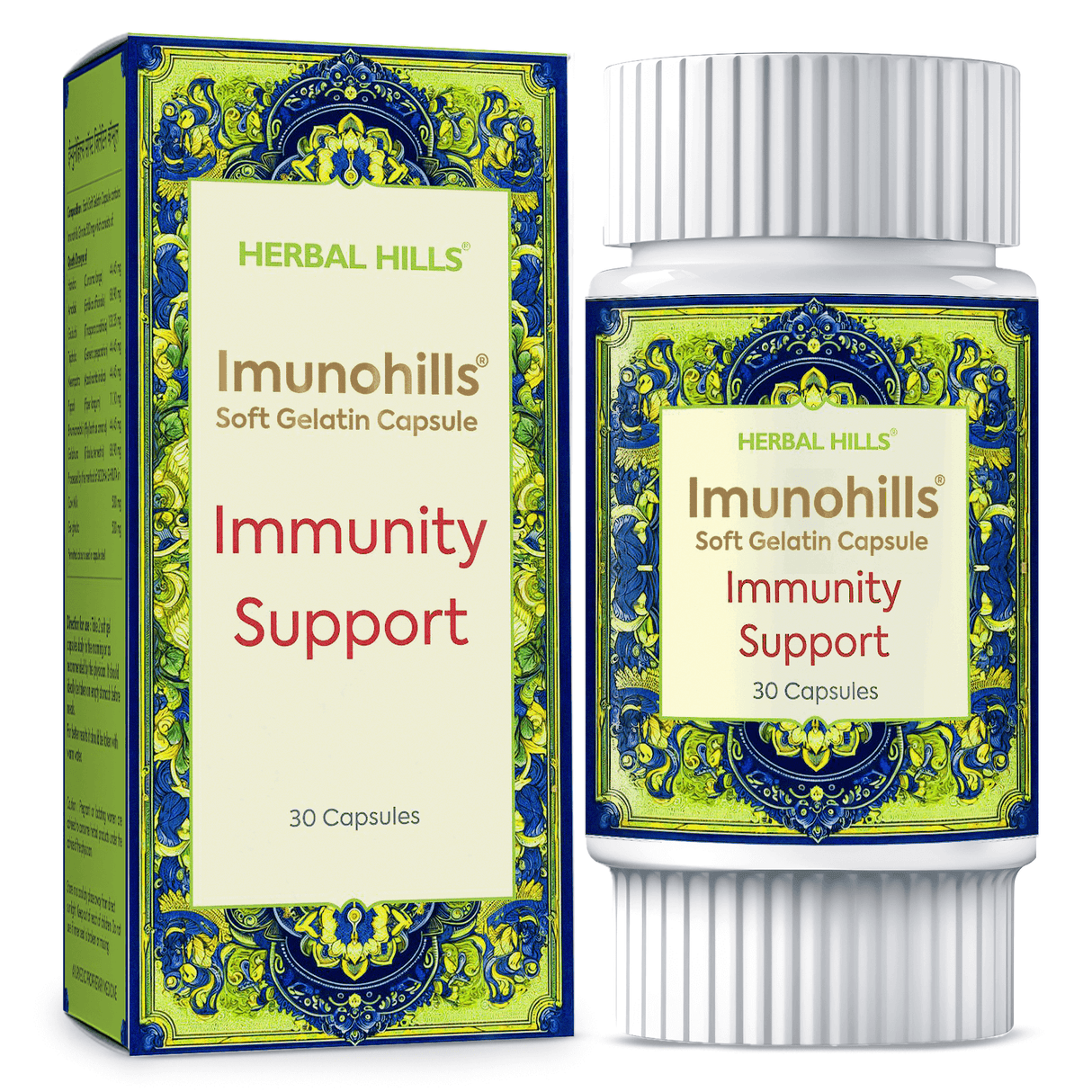 Imunohills Capsules: Ayurvedic Supplement for Immunity Support and Daily Wellness
