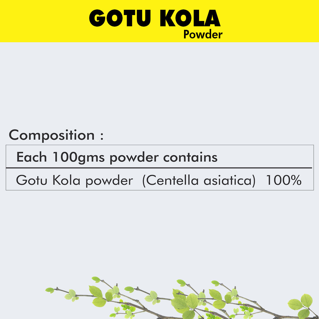 Buy Gotu Kola Powder for Enhanced Brain & Nervous System Support