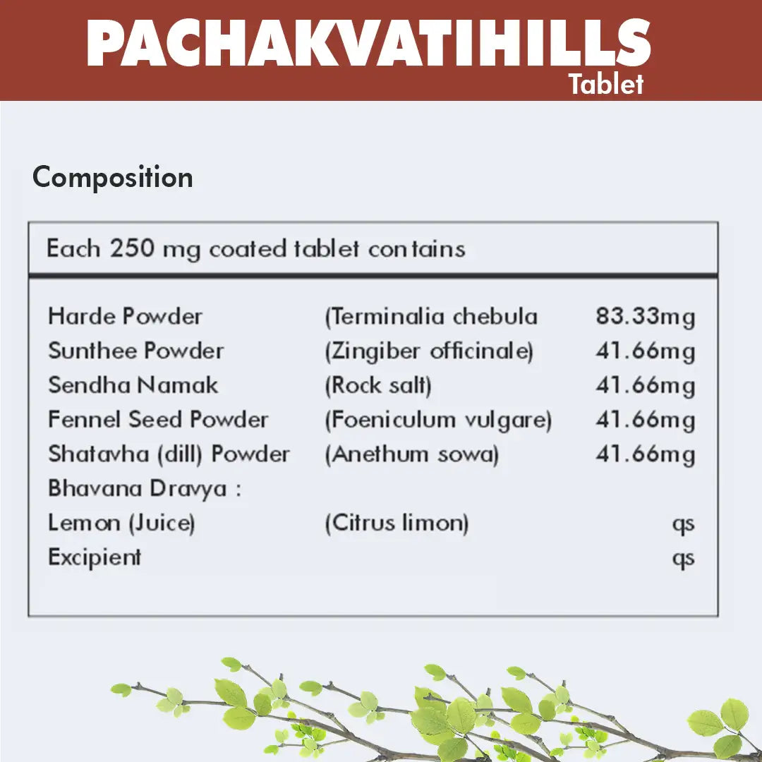Buy Pachakvatihills Tablet for Digestive Comfort