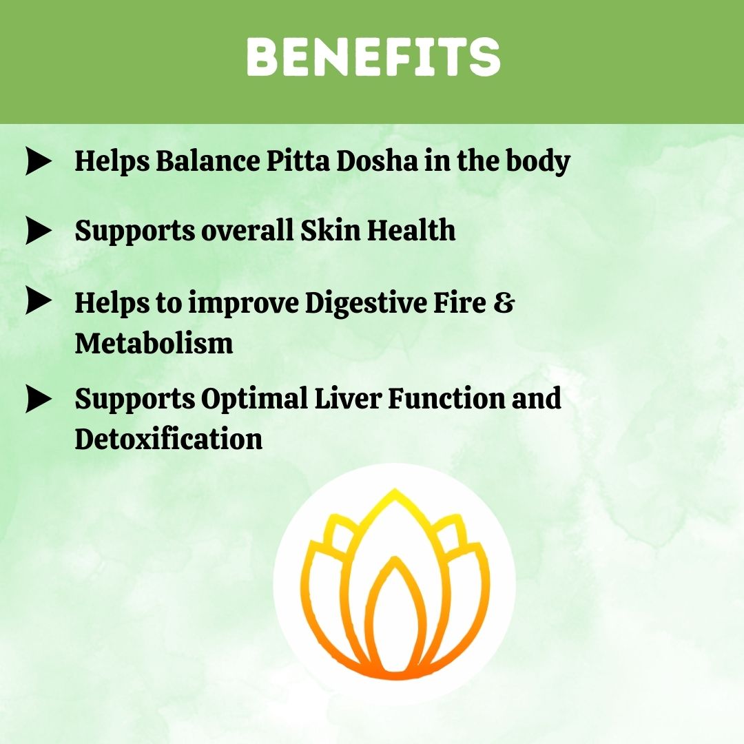 Buy HH Pittahra Tablets for Pitta Balance