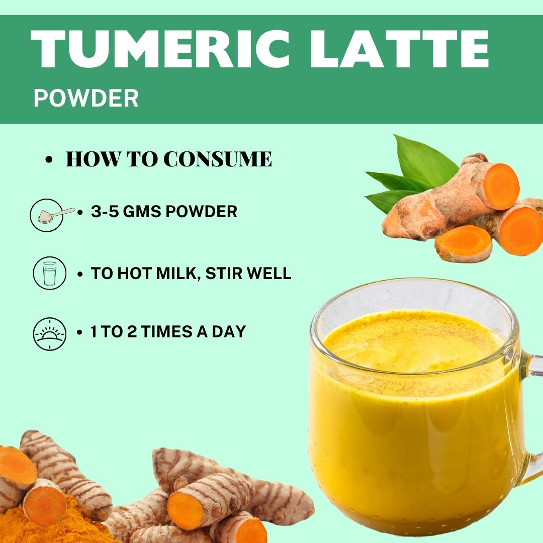 Turmeric Latte Powder, Turmeric Milk Goodness, Antioxidant and anti-inflammatory benefits, Superfood turmeric for general wellness