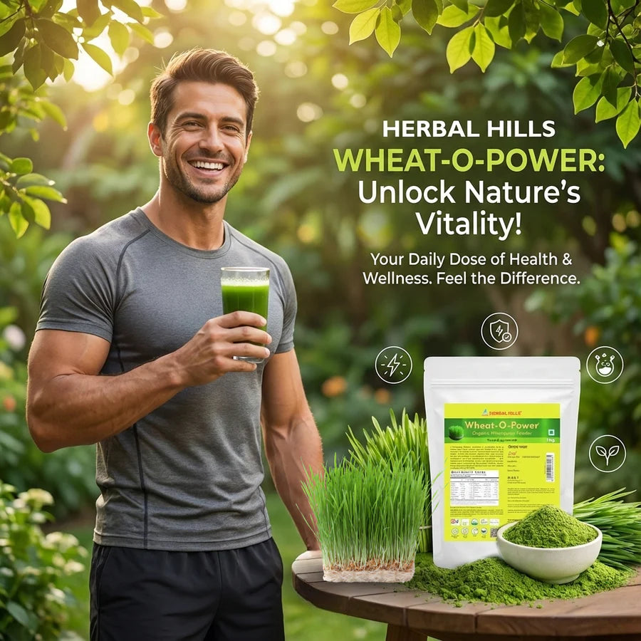 Green Routine Combo Offer - Ashwagandha (1 Kg) + Wheatgrass (1/5 Kg) + Moringa Powder(1 Kg) for Strength, Energy and Stamina