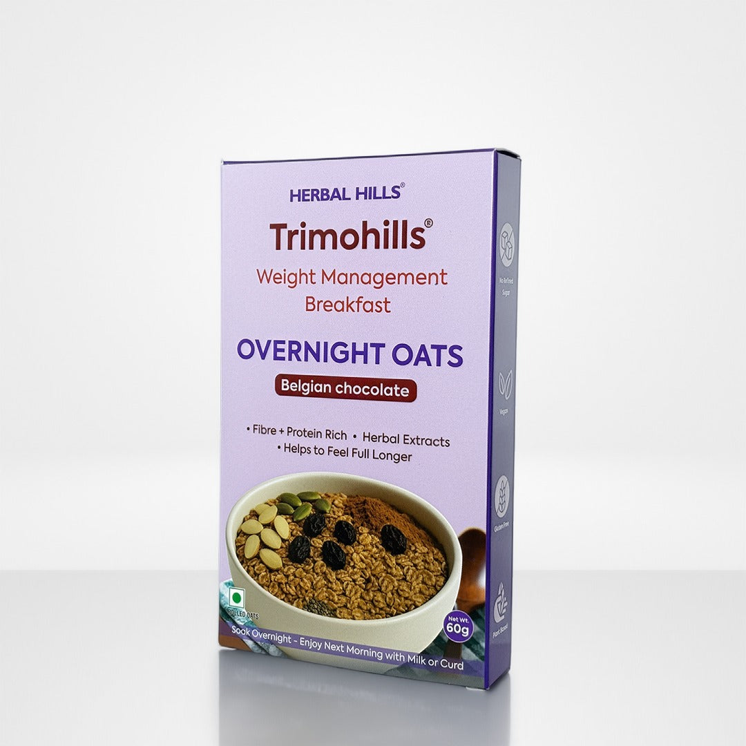 Overnight oats-belgian chocolate 60 gms