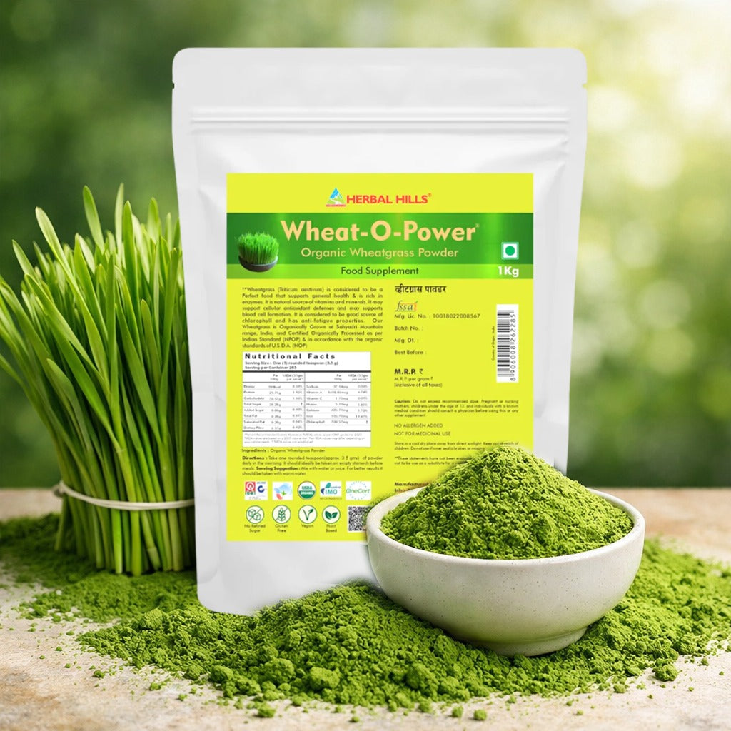 Organic Wheatgrass Powder: Ayurvedic Green Superfood for Daily Wellness