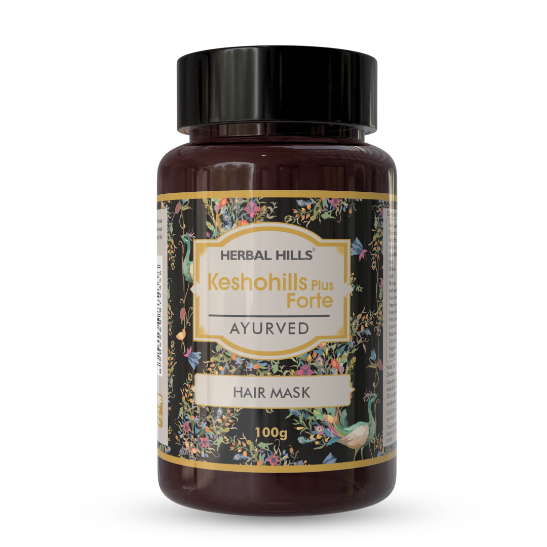 Kesho Forte Hair Mask Powder Pure and Natural Hair Mask for Hair Growth, Split Ends, Luster Shining Nourishment