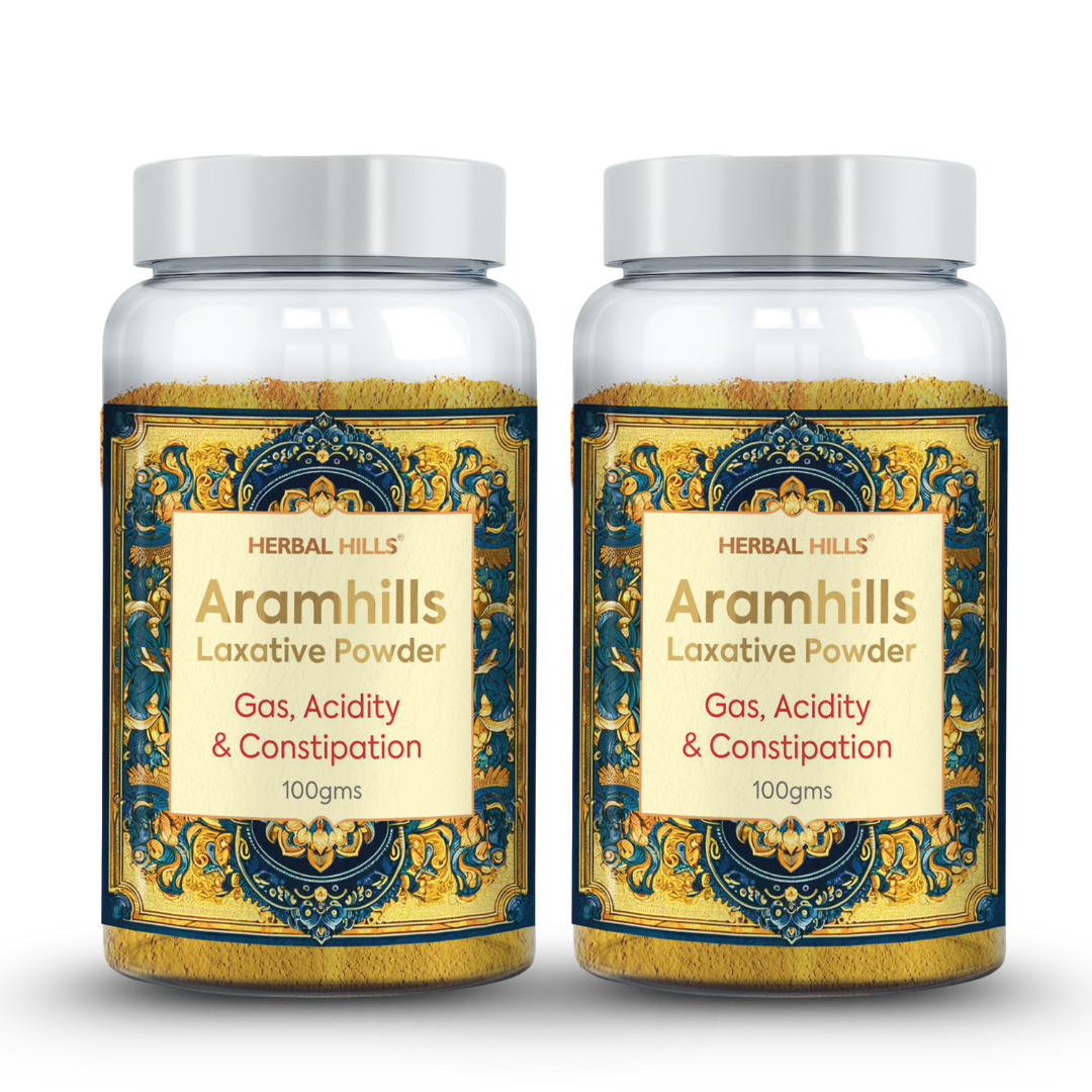 Aramhills Powder, Herbal laxative for constipation, Best natural remedy for Gas, Bloating, and Constipation, Gentle & Effective laxative supplement