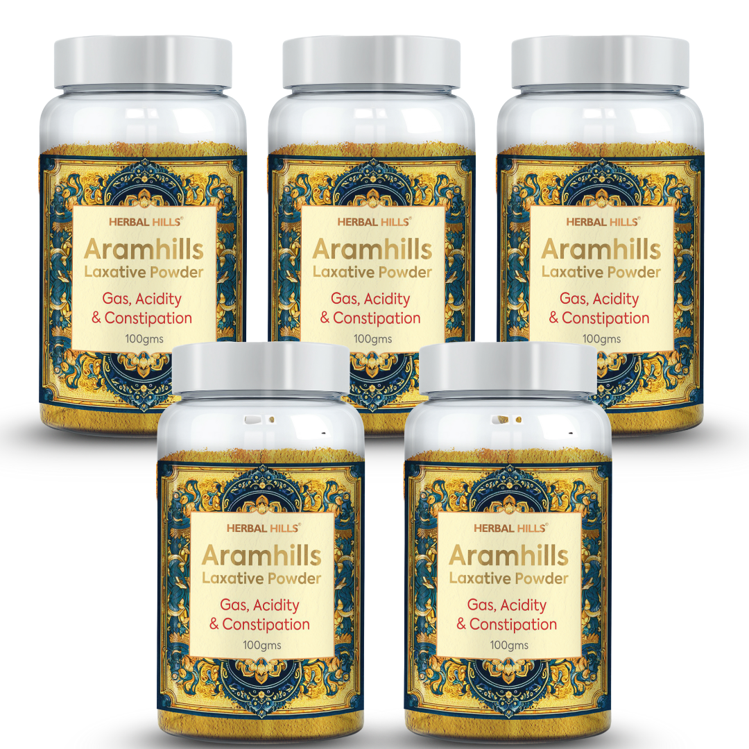 Aramhills Powder, Herbal laxative for constipation, Best natural remedy for Gas, Bloating, and Constipation, Gentle & Effective laxative supplement