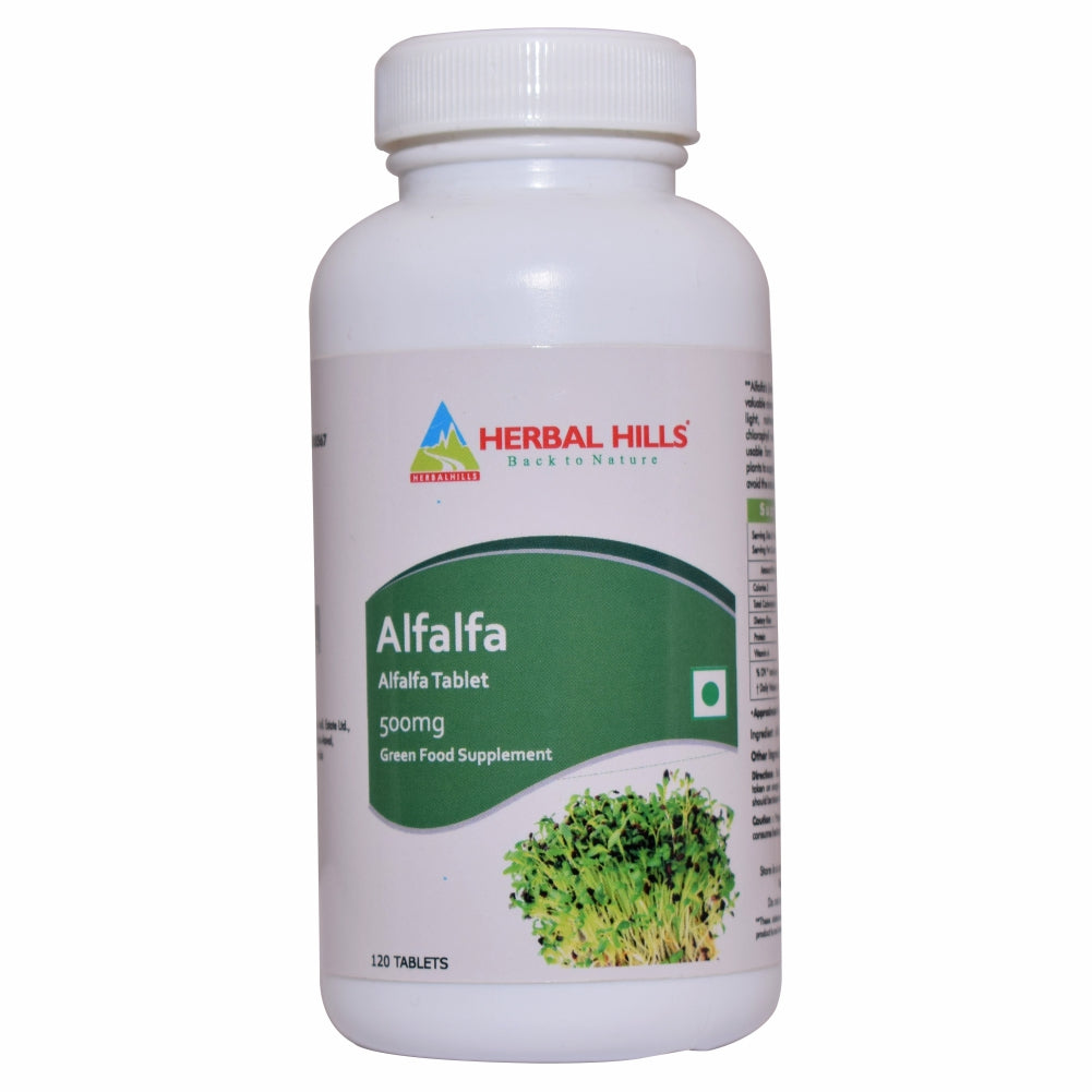 Buy Alfalfa Tablet for Immunity and General Wellness Herbal Hills