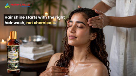Add Shine to Your Hair Naturally with Ayurvedic Hair Wash