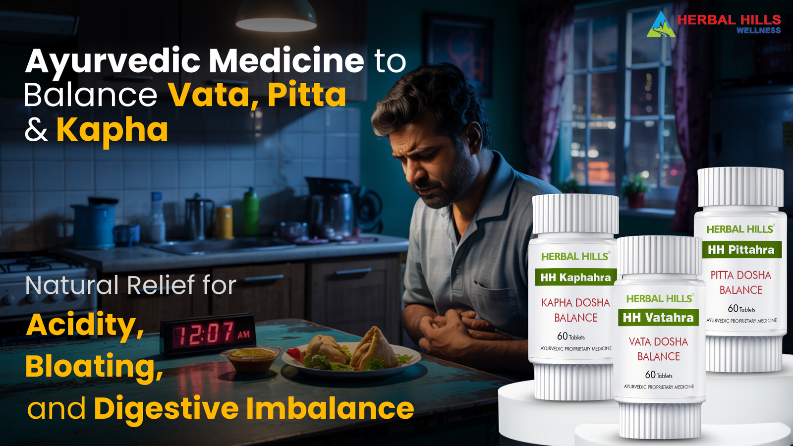 Night Shift & Acidity? Try Ayurvedic Medicine to Balance Vata, Pitta & Kapha