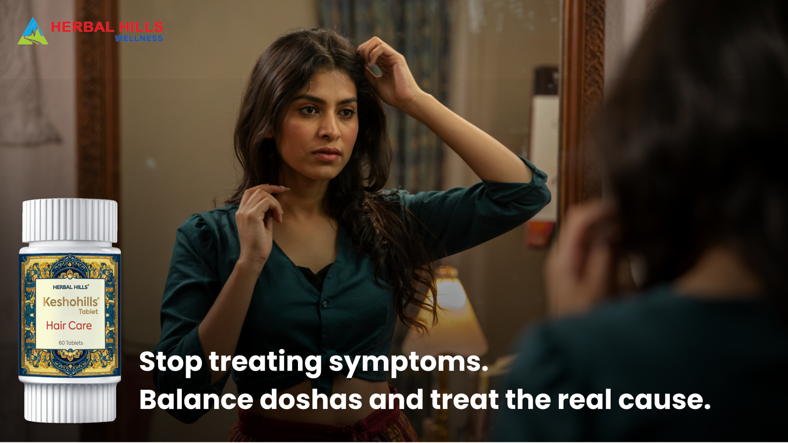 Balance Your Doshas to Stop Hair Fall