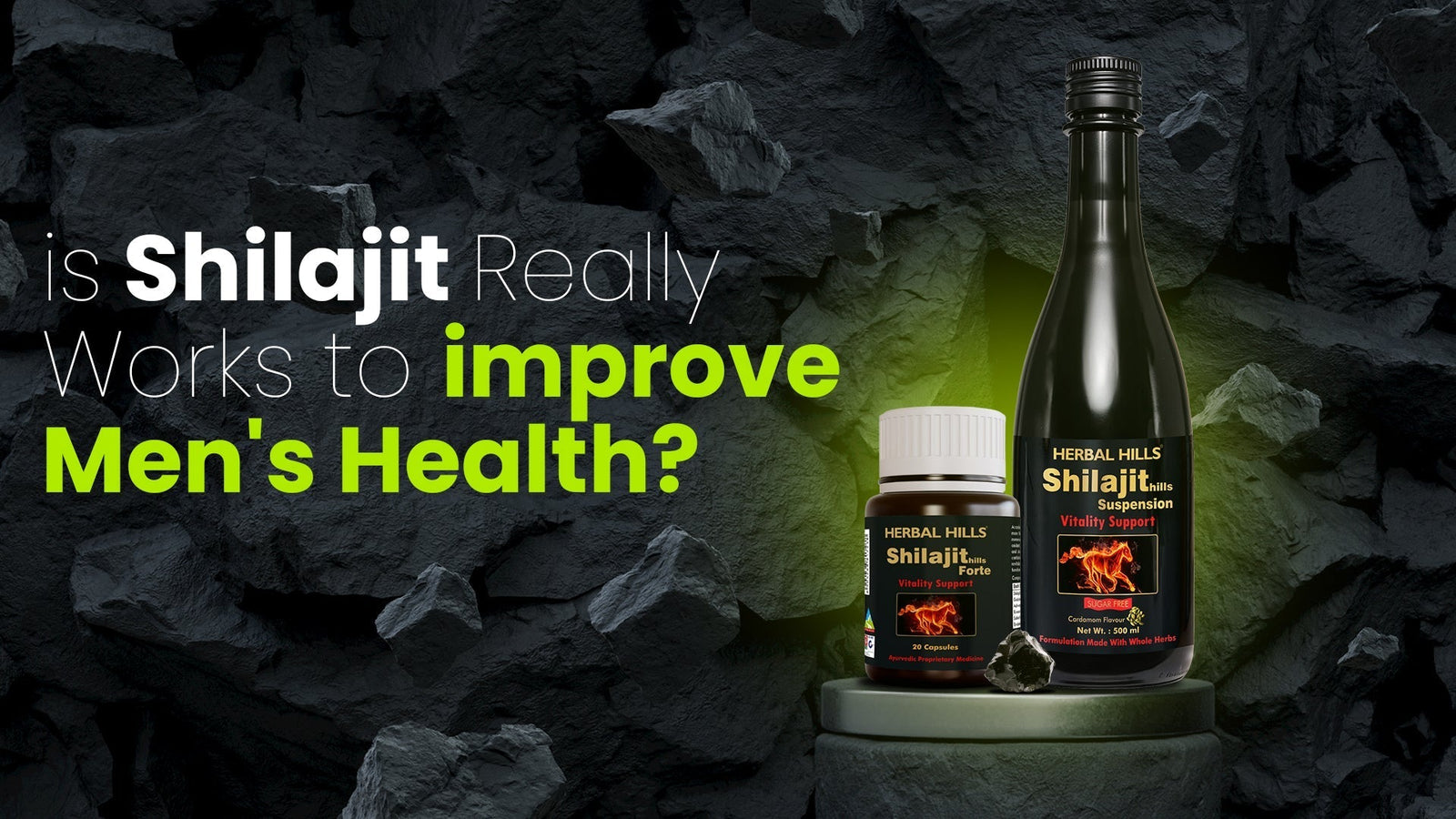 Shilajit:The Ultimate Ayurvedic Medicine for Men's Health & Stamina