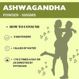 Ashwagandha Powder Stress Relief Rejuvenates Mind & Body Improves Strength & Energy General Wellness