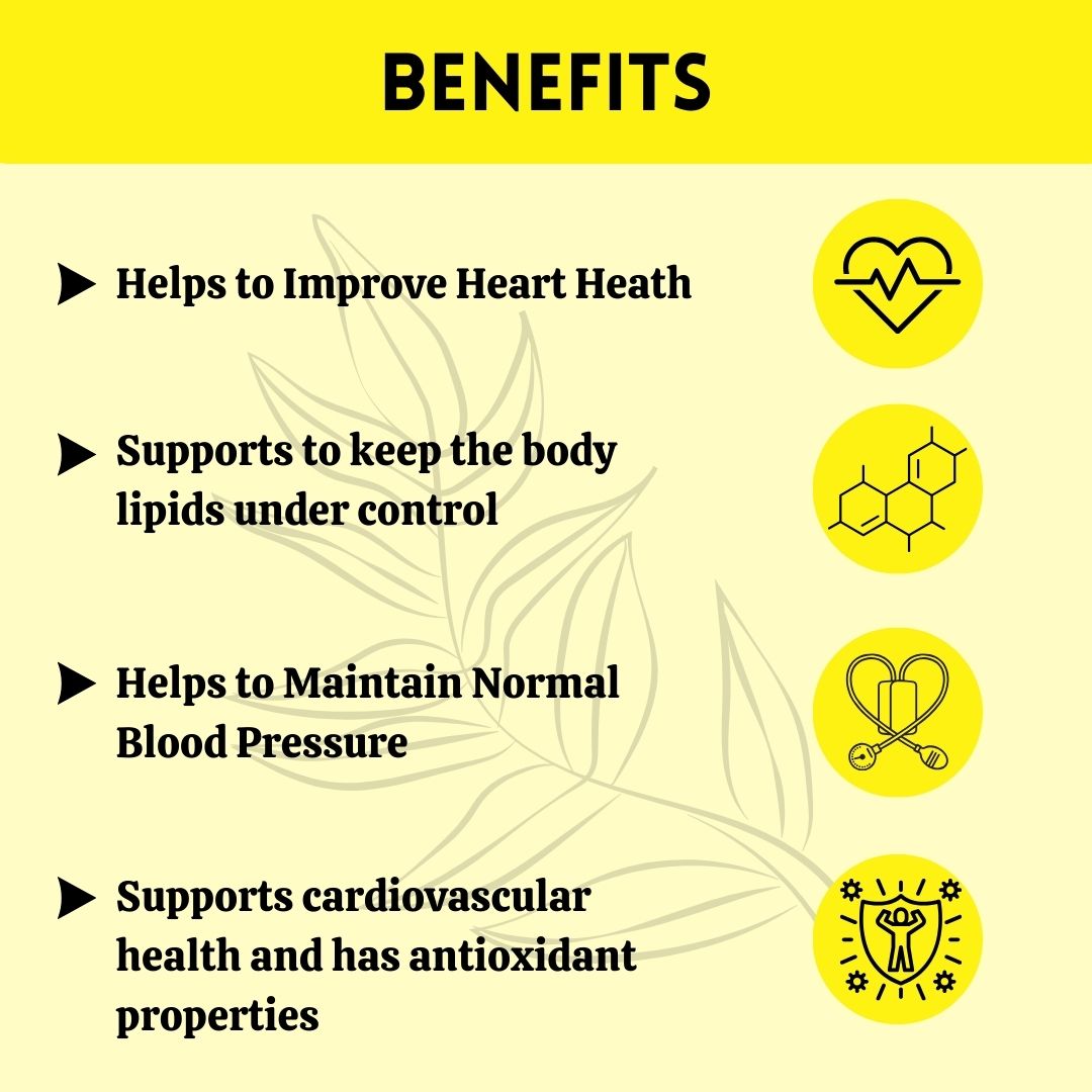 Arjuna Powder for Heart Health maintains healthy heart functions.