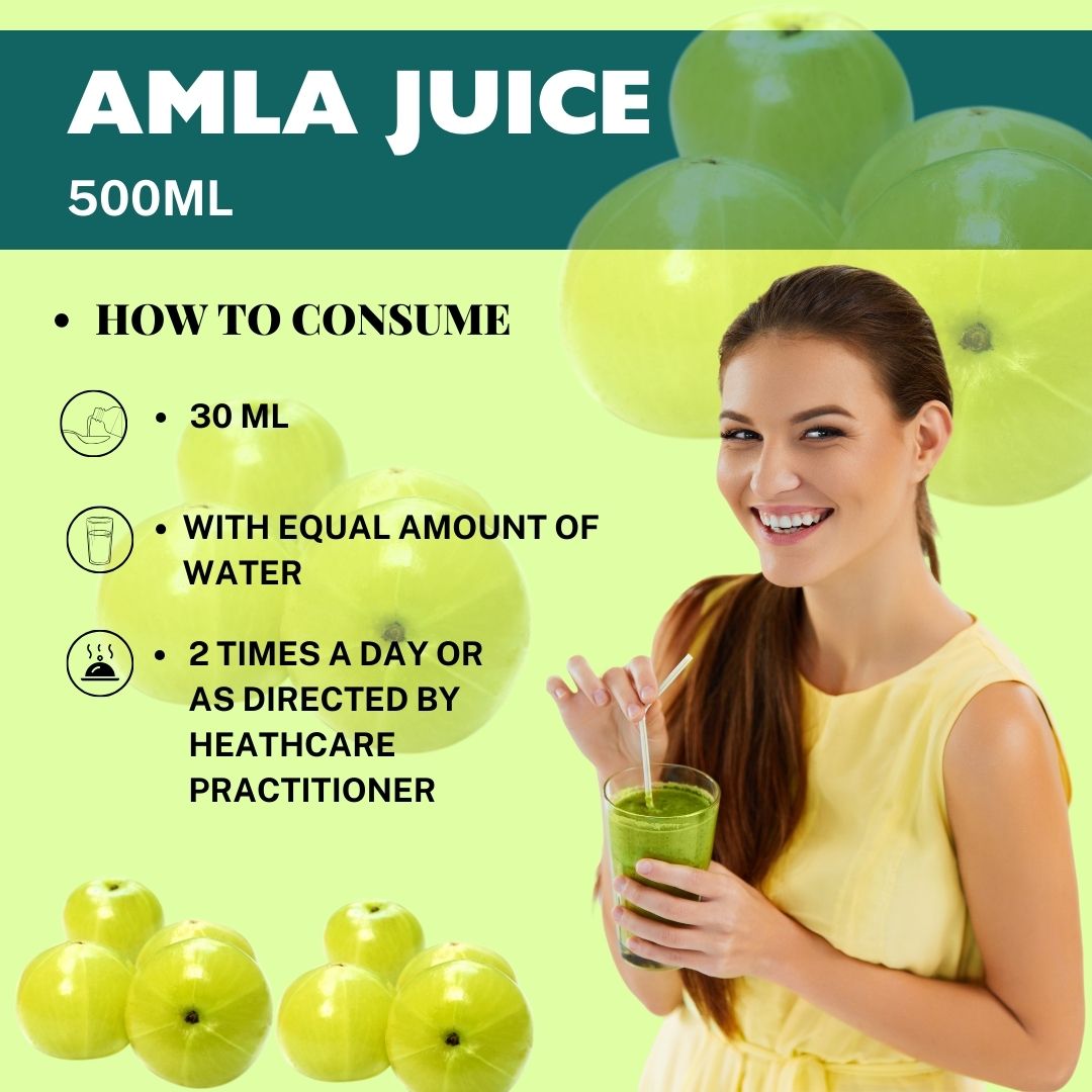 Amla Juice for Natural Skin care, Immunity booster and hair care