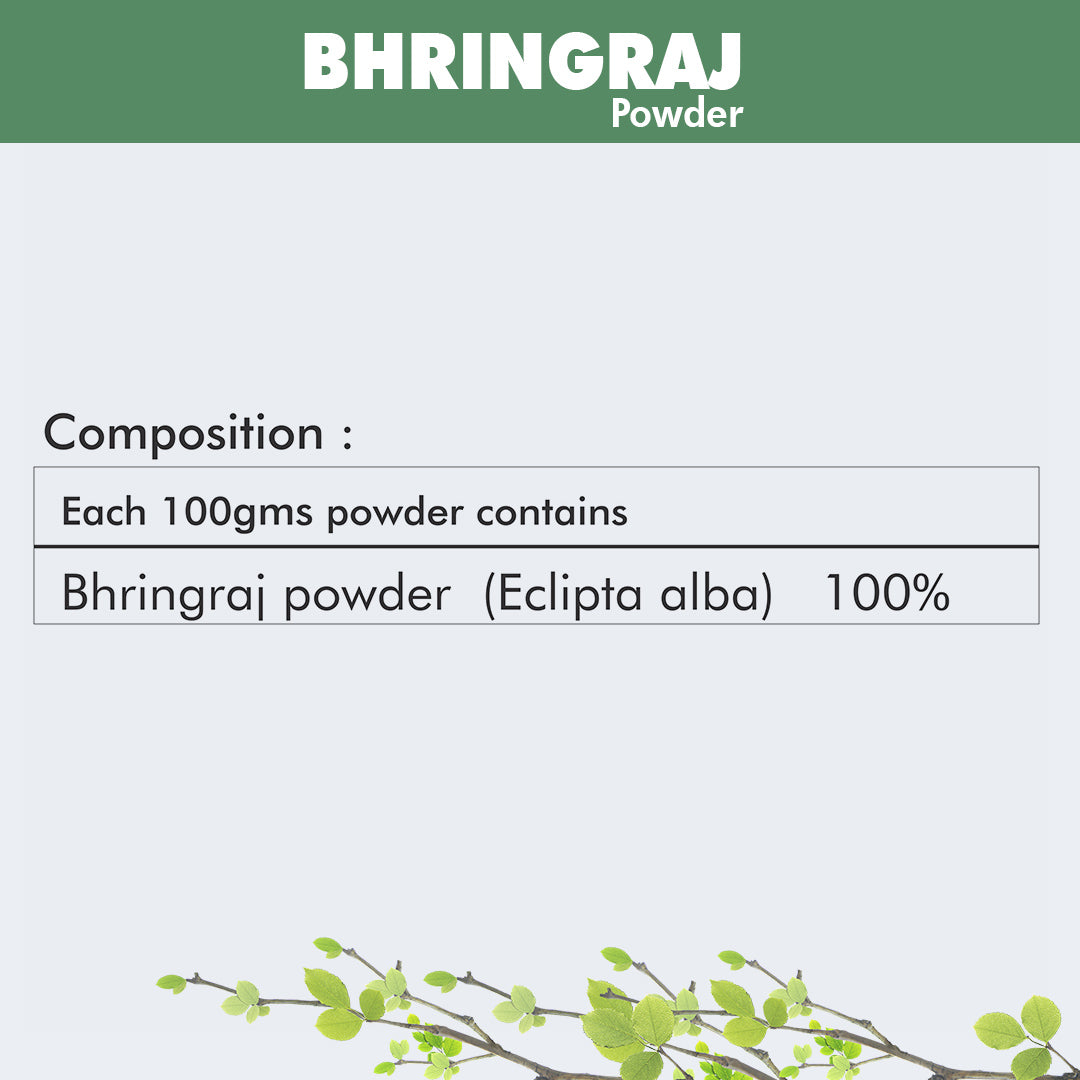 Bhringraj Powder Natural Hair Care for Hair Growth and Natural Conditioning of Hair