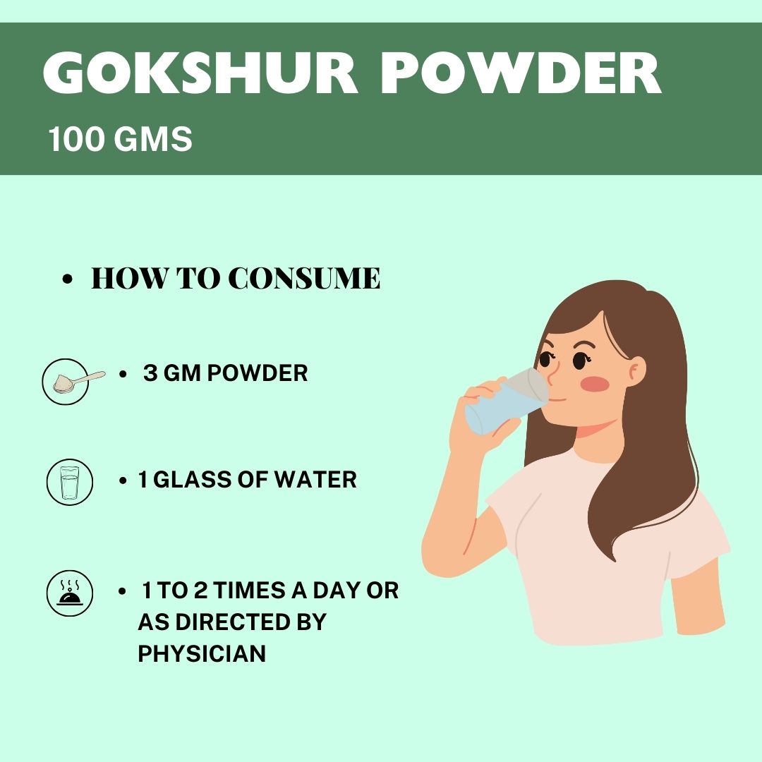 Buy Gokshur Powder for Immune Support - how to consume
