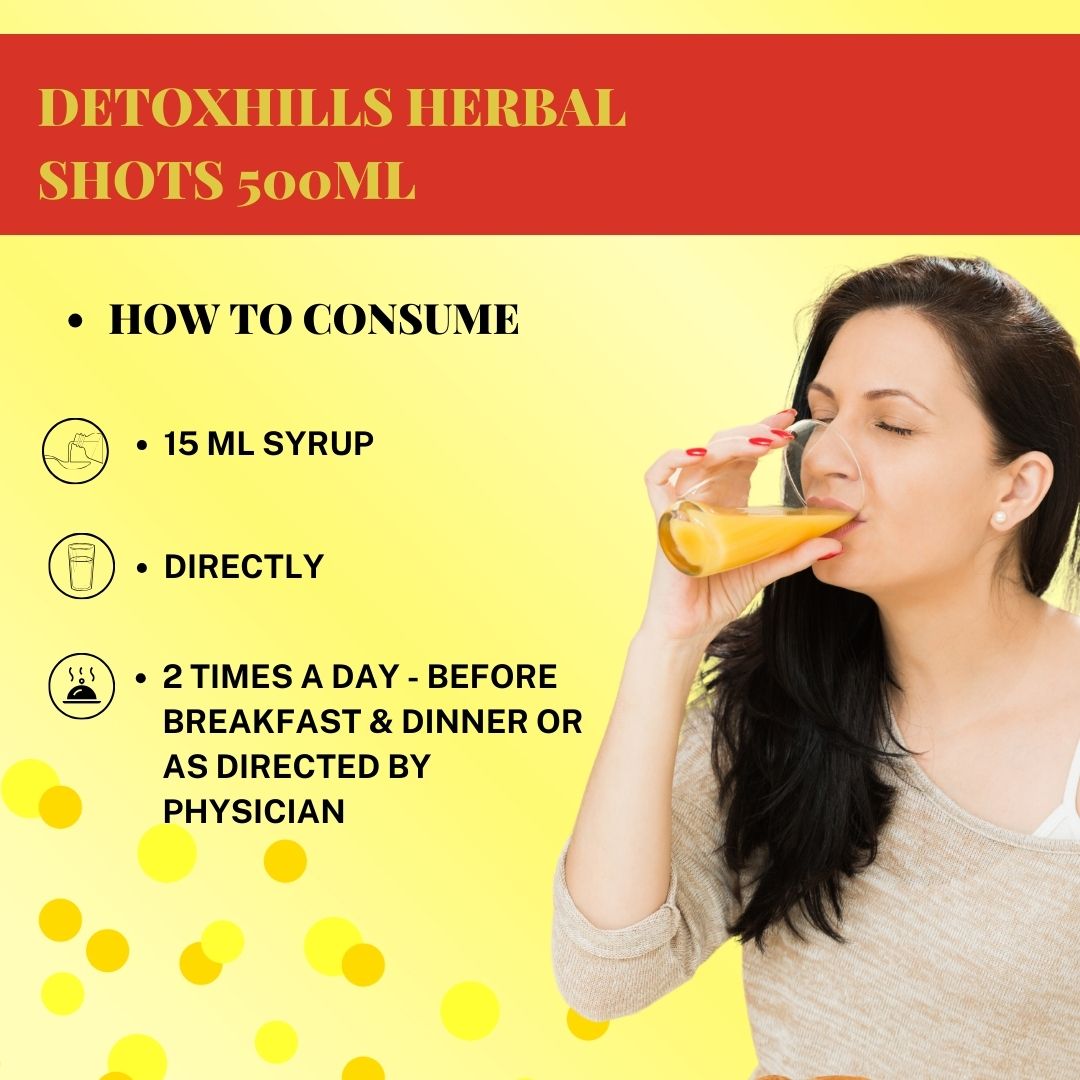 Detoxhills Syrup - how to consume