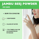 Buy Jambu Beej Powder for Blood Sugar Support - how to consume