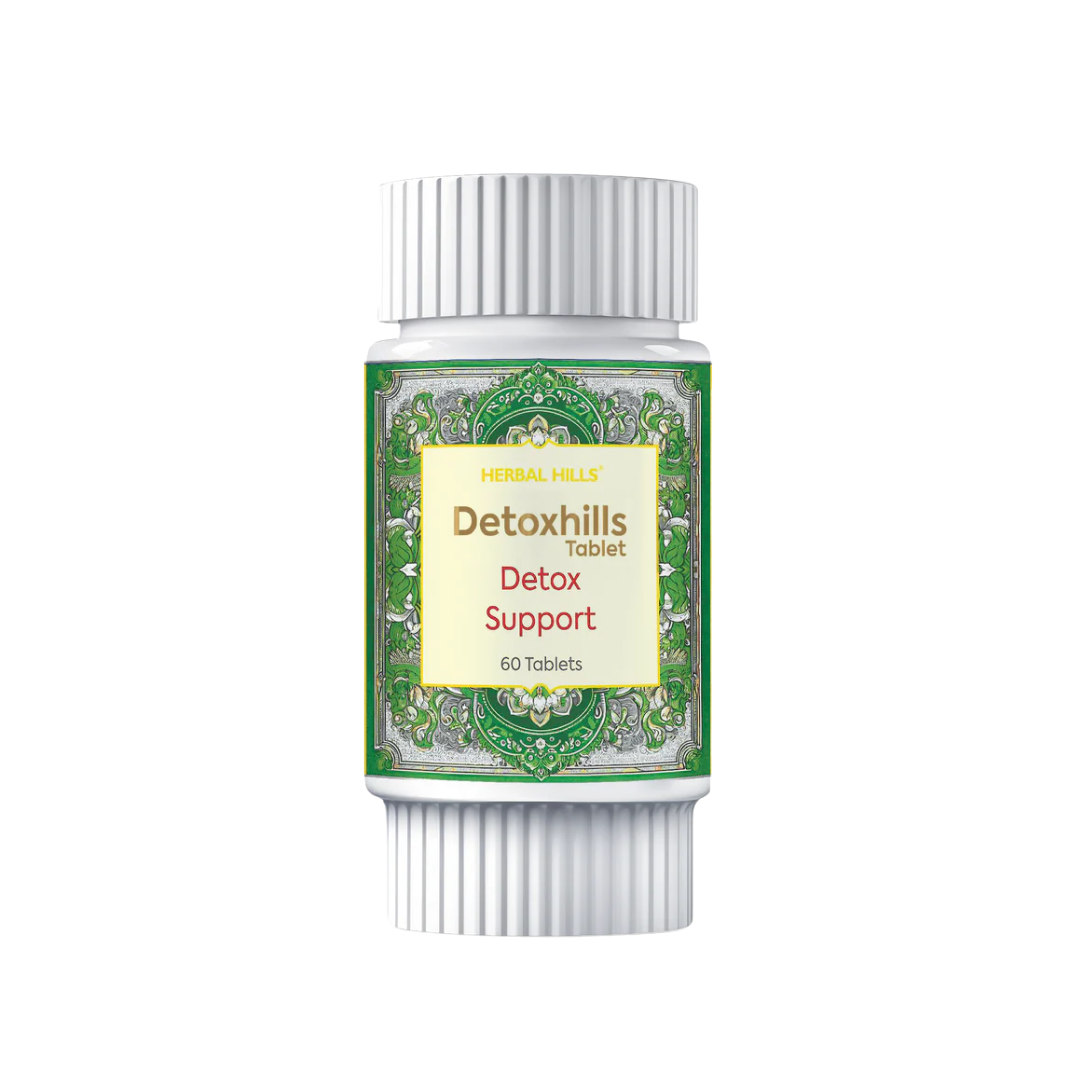 Detoxhills Tablets: Ayurvedic Colon Cleanse for Natural Body Detox, Rejuvenation, and Digestive Support