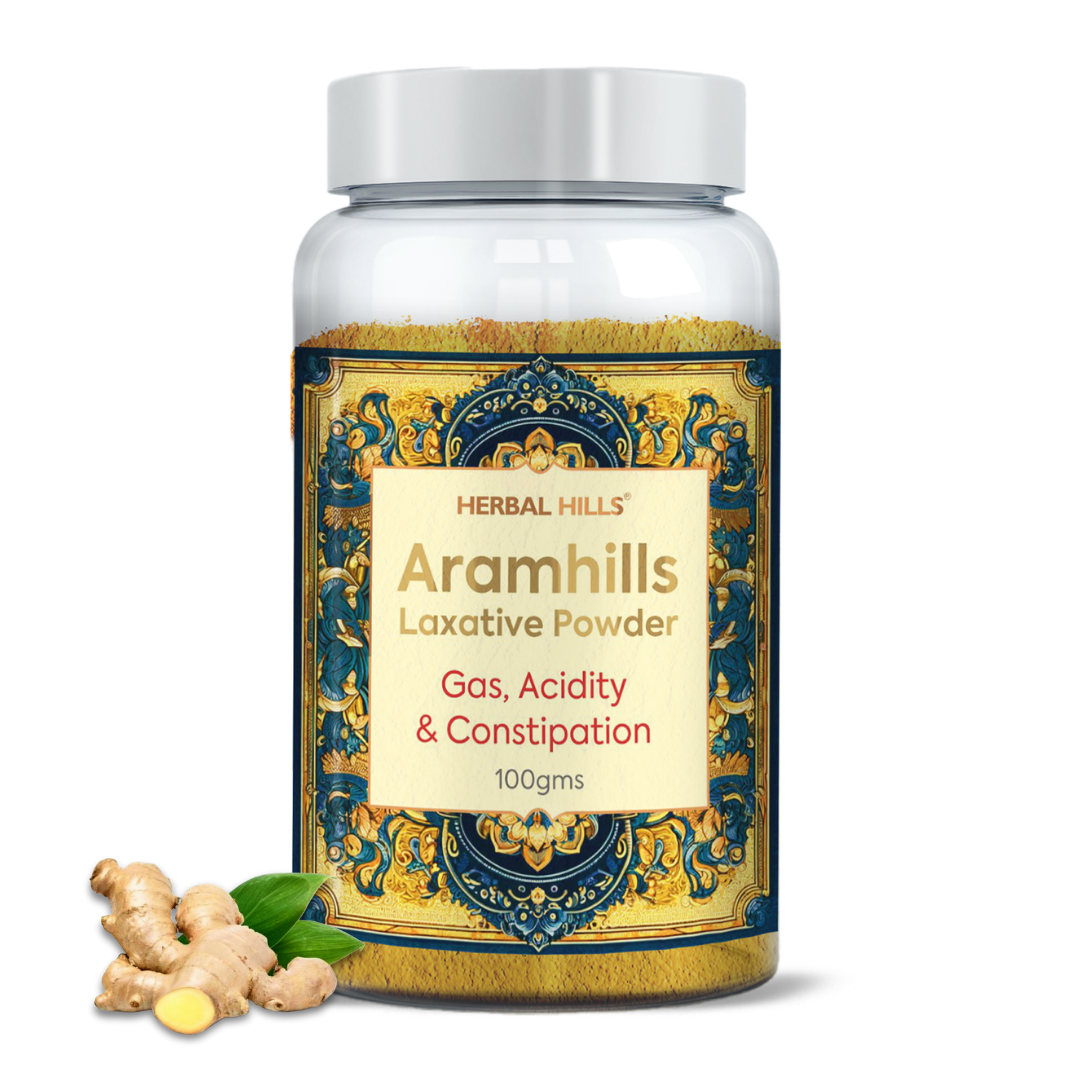 Aramhills Powder, Herbal laxative for constipation, Best natural remedy for Gas, Bloating, and Constipation, Gentle & Effective laxative supplement