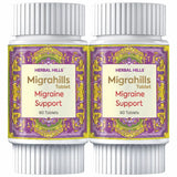 Migrahills Tablet Natural Supplement for Migraine Support, Aids to Reduce Intensity and frequency of migraine episodes