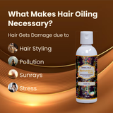Keshohills Plus Forte Hair Oil For Strong, Long and Thick hair Nourishes Scalp Controls Hair Fall, Strengthens Hair & Promotes Hair Growth