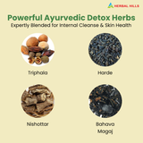 Detoxhills Tablets: Ayurvedic Colon Cleanse for Natural Body Detox, Rejuvenation, and Digestive Support