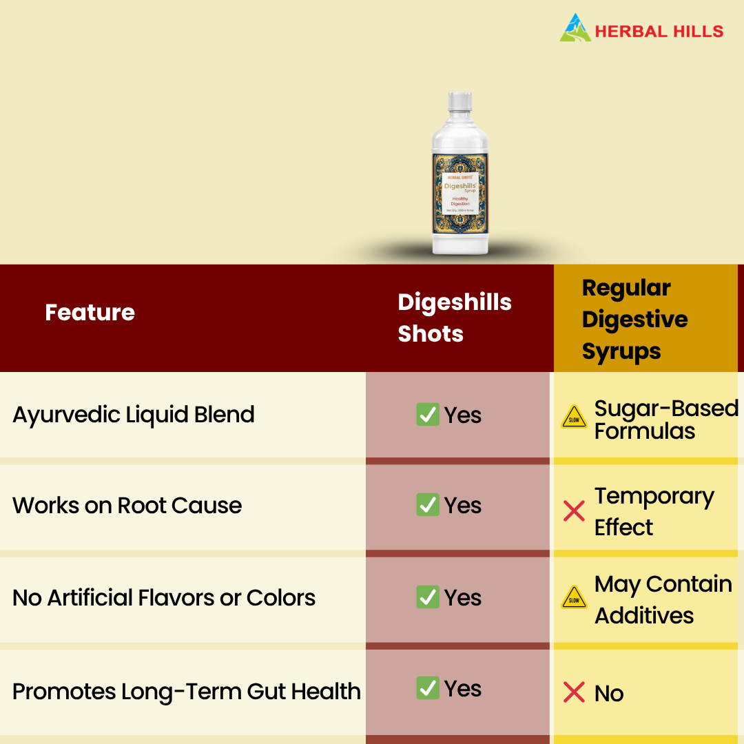 Digeshills Syrup, Ayurvedic Digestive Syrup, Sugar-Free, Improves Digestion & Appetite, Relieves Gas, & Bloating