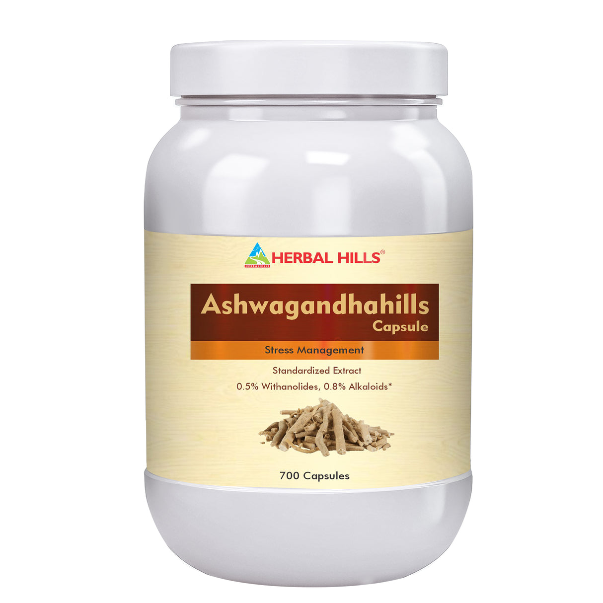 Ashwagandha Capsule Manage Anxiety & Stress Relief, Promotes Sound Sleep
