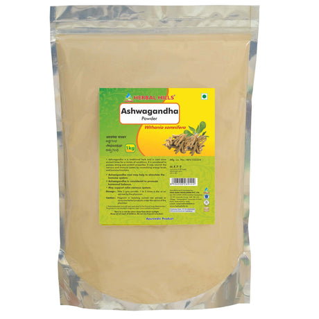 Ashwagandha Powder Stress Relief Rejuvenates Mind & Body Improves Strength & Energy General Wellness